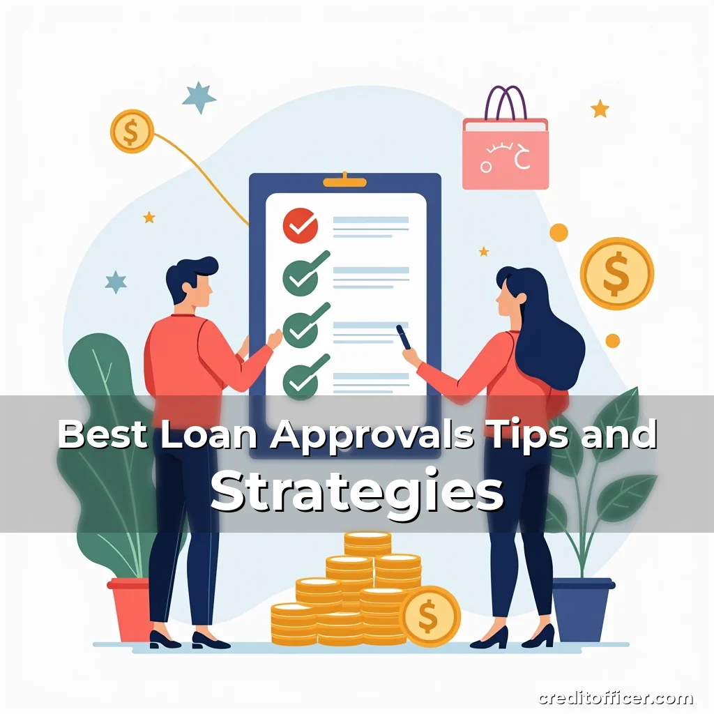 Artistic representation for Best Loan Approvals Tips and Strategies
