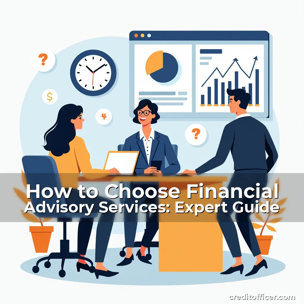 Read more about the article How to Choose Financial Advisory Services: Expert Guide