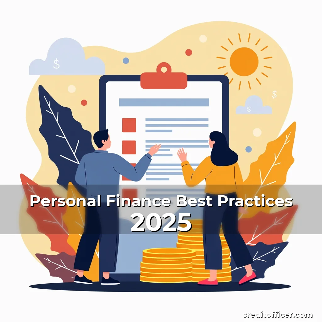 Artistic representation for Personal Finance Best Practices 2025