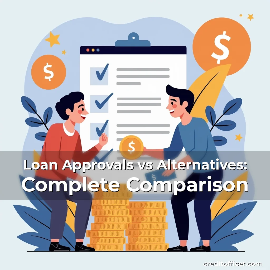Artistic representation for Loan Approvals vs Alternatives: Complete Comparison