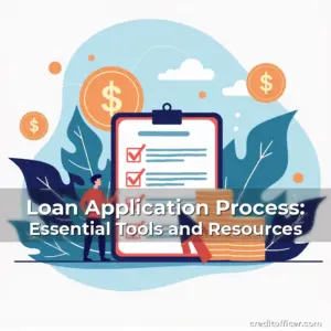 Artistic representation for Loan Application Process: Essential Tools and Resources