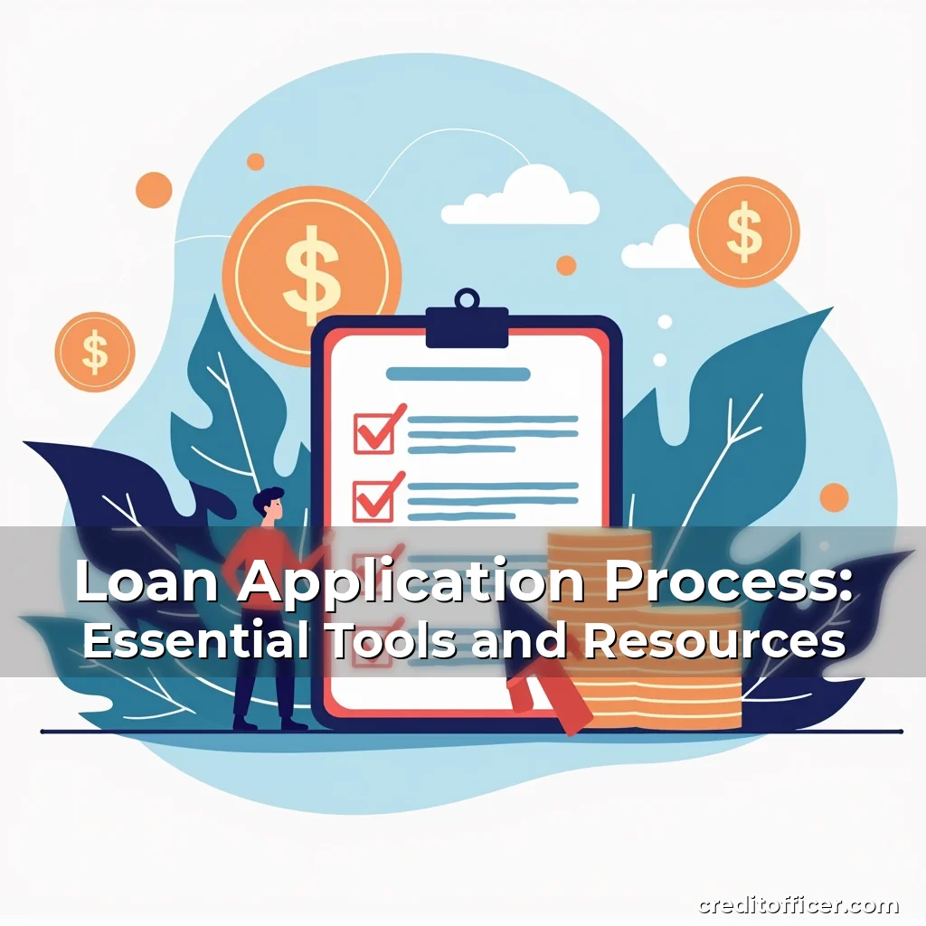 Artistic representation for Loan Application Process: Essential Tools and Resources