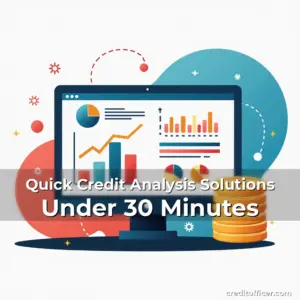 Artistic representation for Quick Credit Analysis Solutions Under 30 Minutes