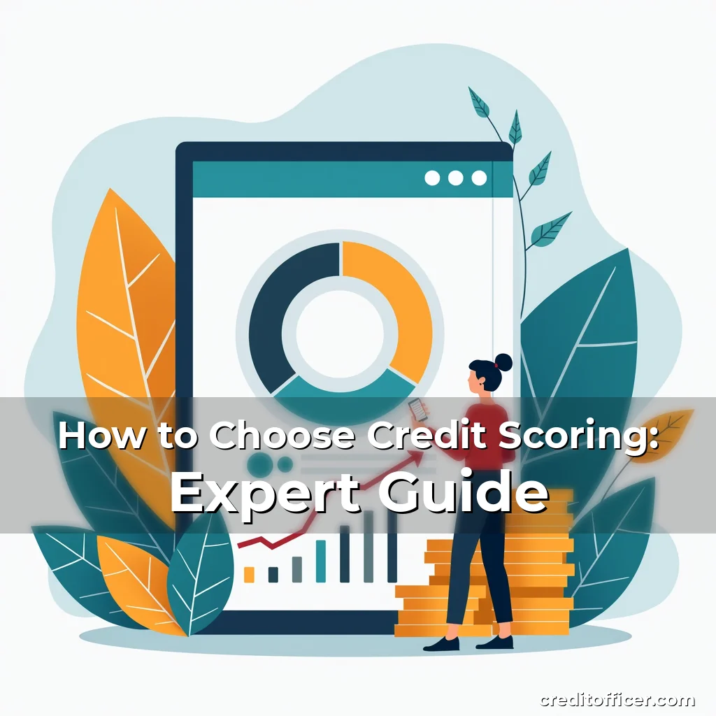Artistic representation for How to Choose Credit Scoring: Expert Guide