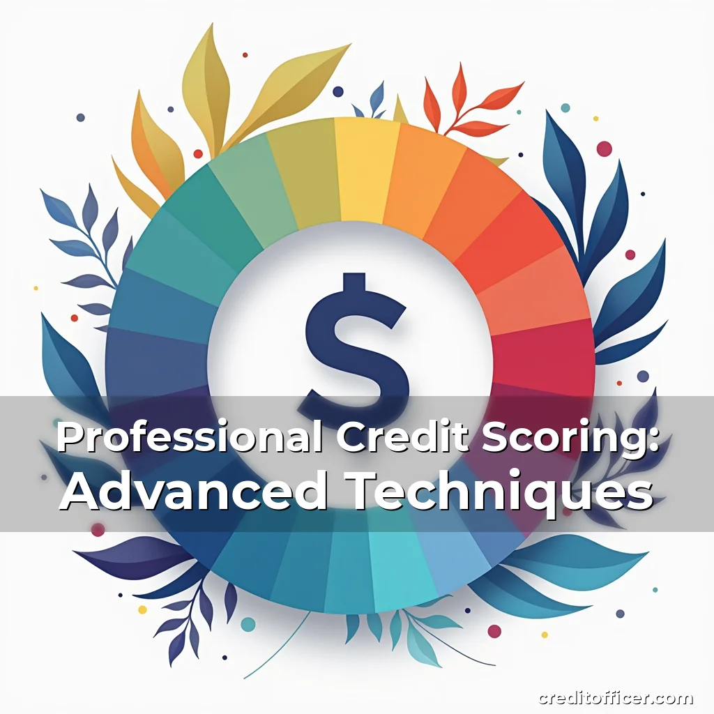 Artistic representation for Professional Credit Scoring: Advanced Techniques