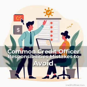 Artistic representation for Common Credit Officer Responsibilities Mistakes to Avoid