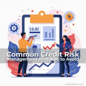 Artistic representation for Common Credit Risk Management Mistakes to Avoid