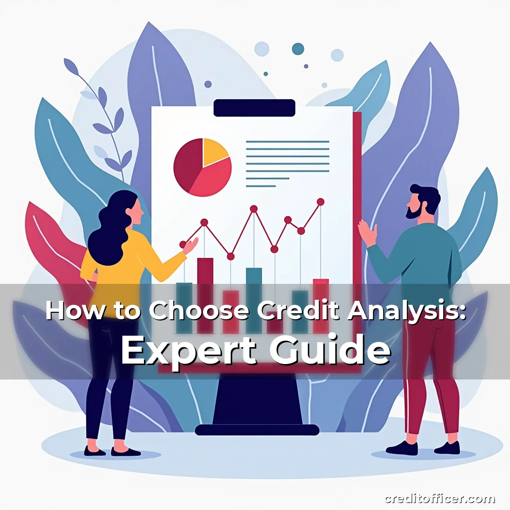 Artistic representation for How to Choose Credit Analysis: Expert Guide